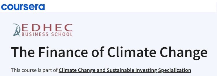 The Finance of Climate Change