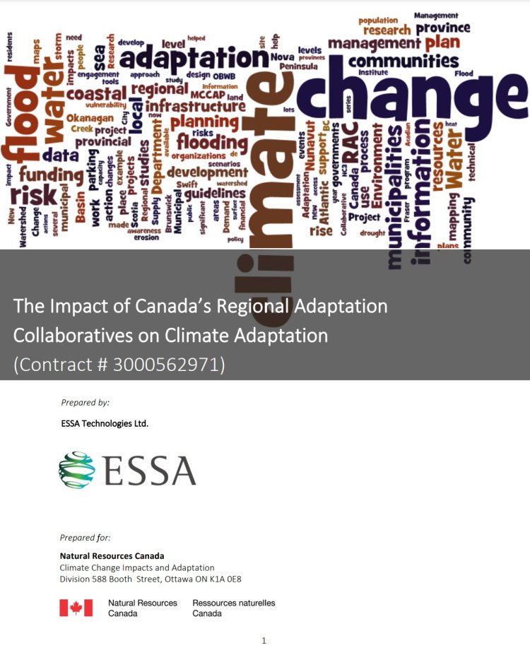 The Impact of Canada’s Regional Adaptation: Collaboratives on Climate Adaptation