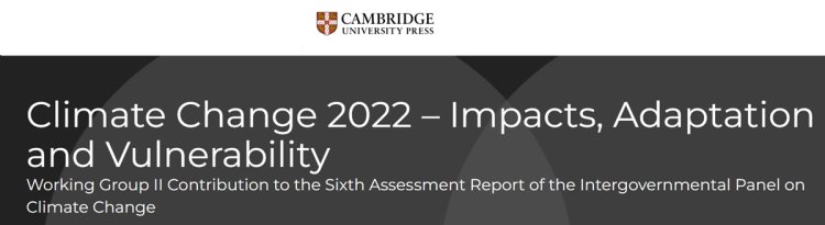 Climate Change 2022 – Impacts, Adaptation and Vulnerability