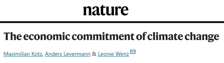 The economic commitment of climate change
